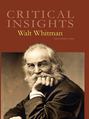 cover image of Critical Insights: Walt Whitman